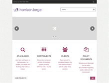 Tablet Screenshot of harrisonjorge.com